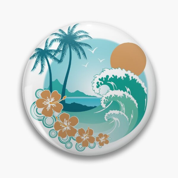Item preview, Beach Vacation Palm Tree T-shirt Island Sea Hello Summer designed and sold by cssdru.