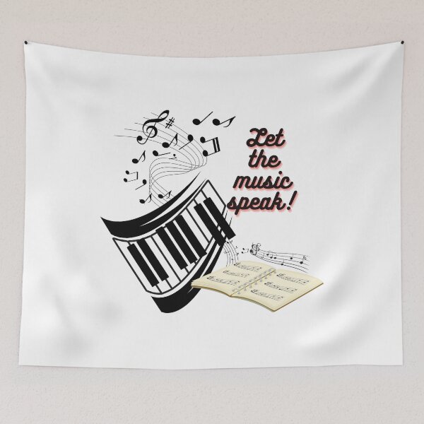 Item preview, Let the music speak! - piano designed and sold by RinaGArt.