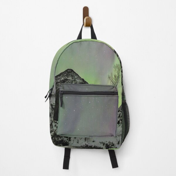 Item preview, Snow Covered Mountains and starry Northern Lights designed and sold by Happiness Creators.