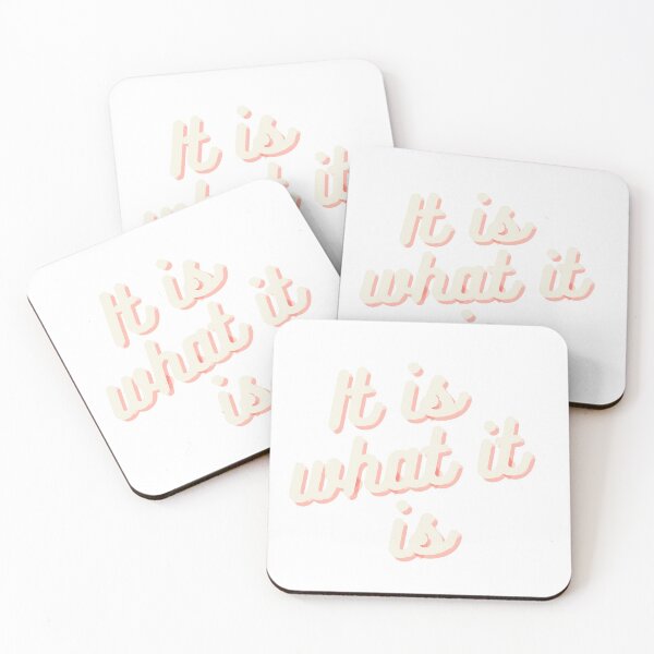 Item preview, It is what it is sticker designed and sold by Gems-studio.