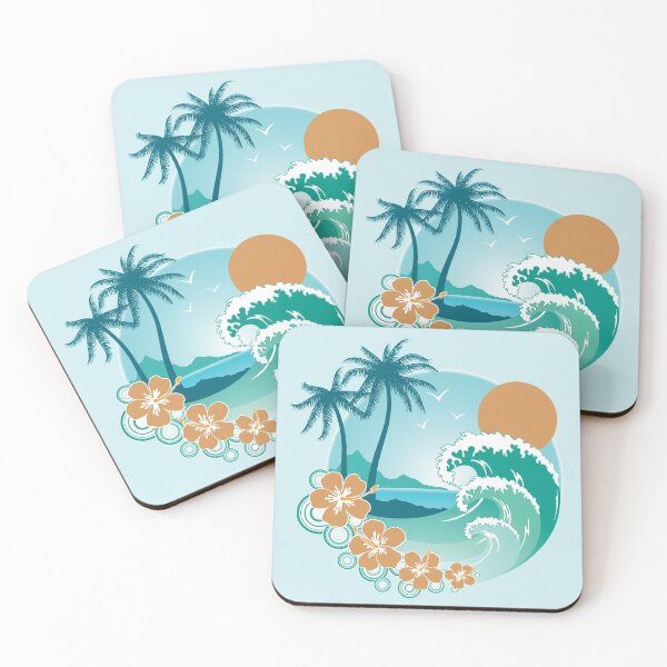 Item preview, Beach Vacation Palm Tree T-shirt Island Sea Hello Summer designed and sold by cssdru.