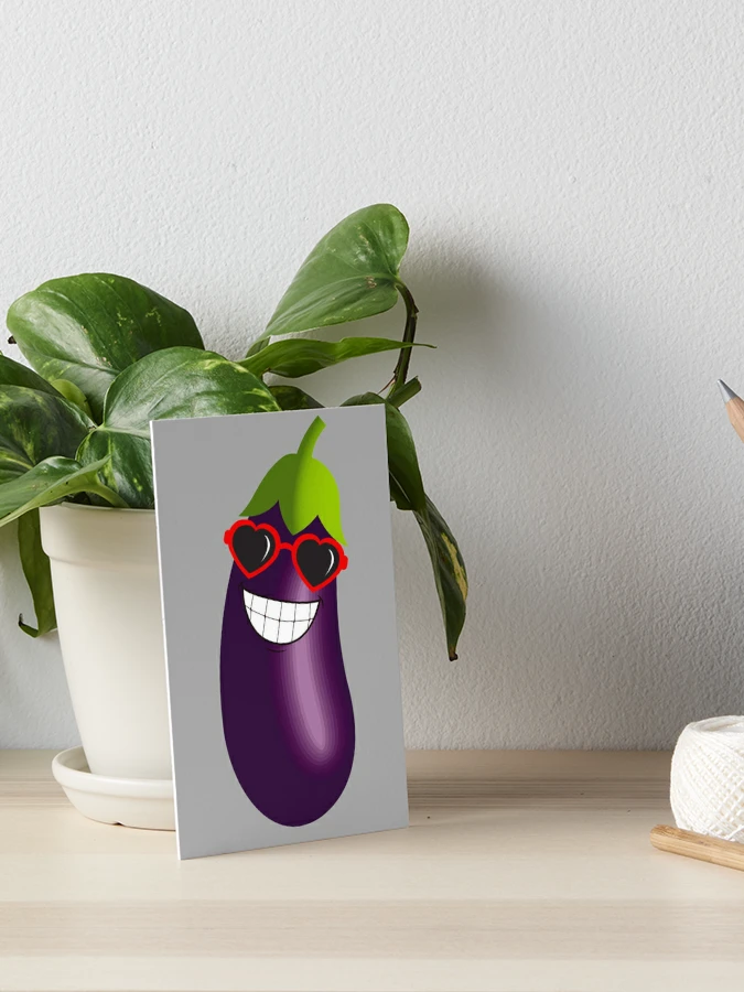 Eggplant and Peach Art Board Print for Sale by ValentinaHramov