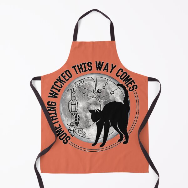 Item preview, Something Wicked This Way Comes - Witches Black Cat - Halloween - Black designed and sold by hasbeenz.
