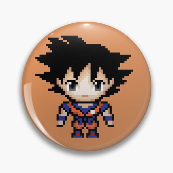 Item preview, D.B. Retro PixelArt Badge designed and sold by usagisanshop.