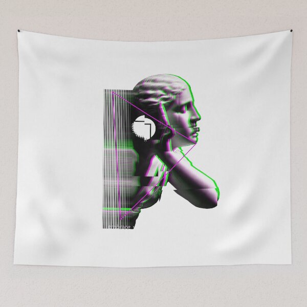 Item preview, embrace your perceptions , glitch statue female streetwear  designed and sold by TRIBExSPACE.