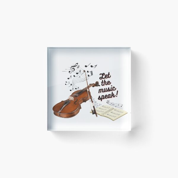 Item preview, Let the music speak! - violin designed and sold by RinaGArt.