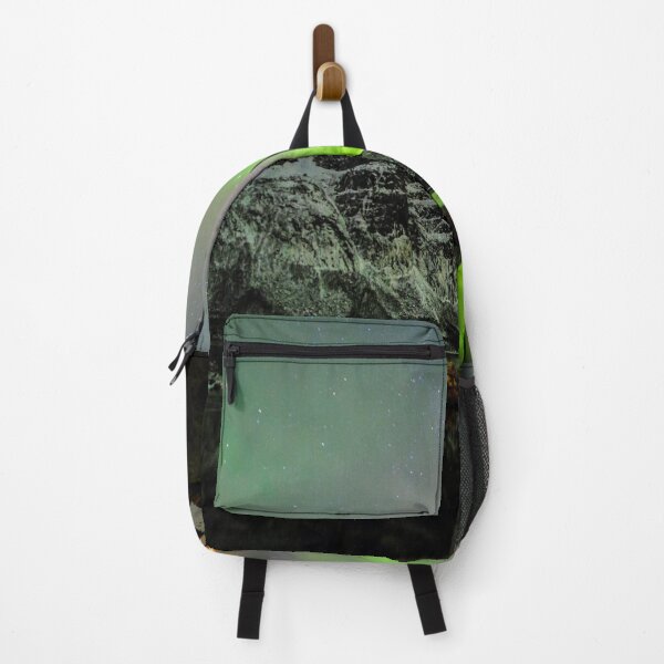 Item preview, Snow Covered Mountain with Starlit Northern Lights designed and sold by Happiness Creators.