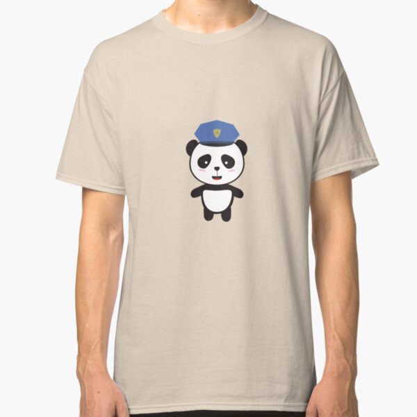Panda Police Officer Classic T-Shirt