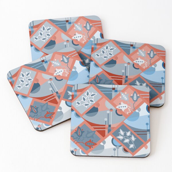 Item preview, geometry  abstraction doodles  zigzags flowers designed and sold by vladislava antsiferova.