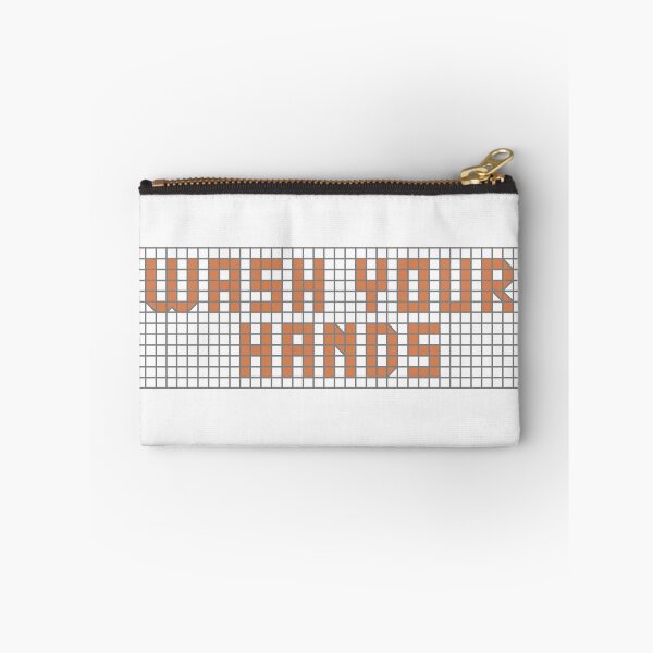 Item preview, Science and health: Wash your hands (orange tiles) designed and sold by Ofeefee.
