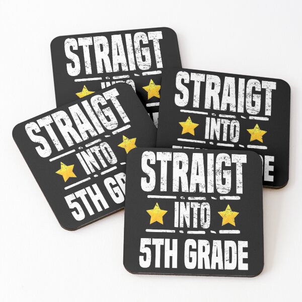Item preview,  straight into fifth grade  magical and funny saying white for back to school for kids for son for brother  designed and sold by mydreamcatcher.