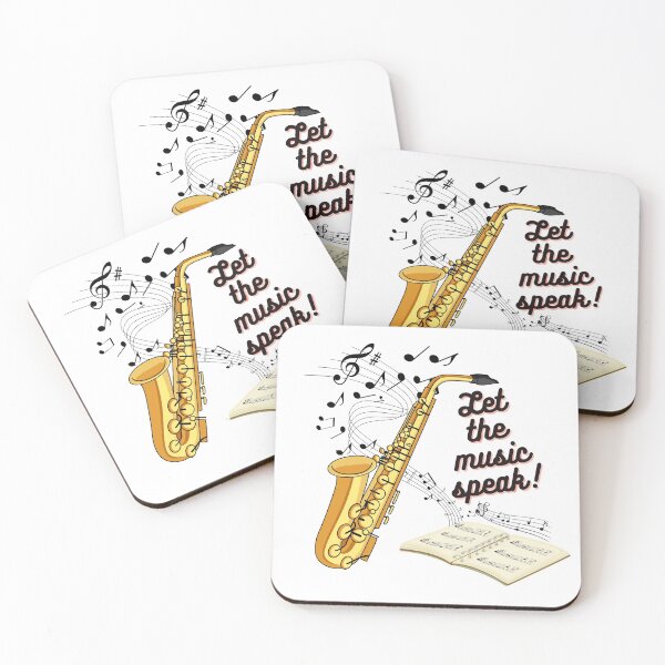 Item preview, Let the music speak! - saxophone designed and sold by RinaGArt.