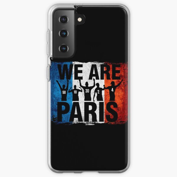 PSG Nous sommes Paris Coque souple Samsung Galaxy