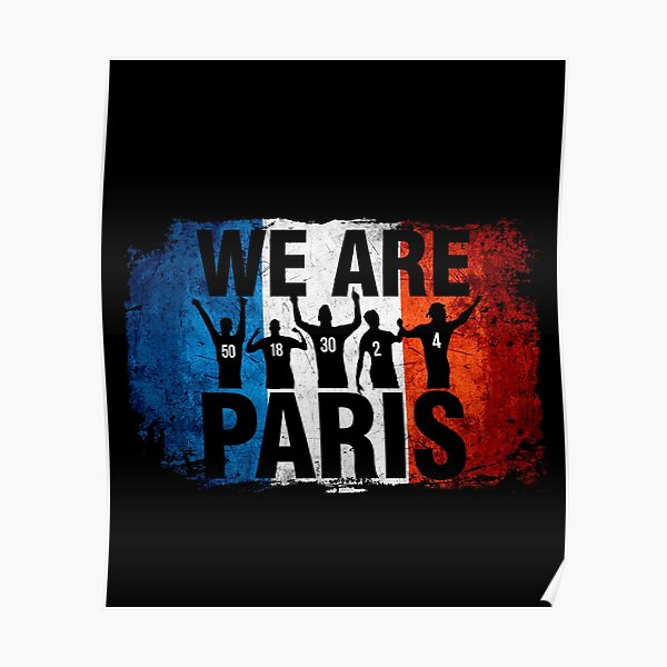 PSG Nous sommes Paris Poster