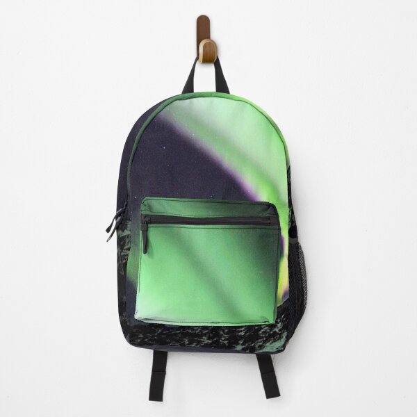 Item preview, Snow Covered Mountain with Green Northern Lights designed and sold by Happiness Creators.