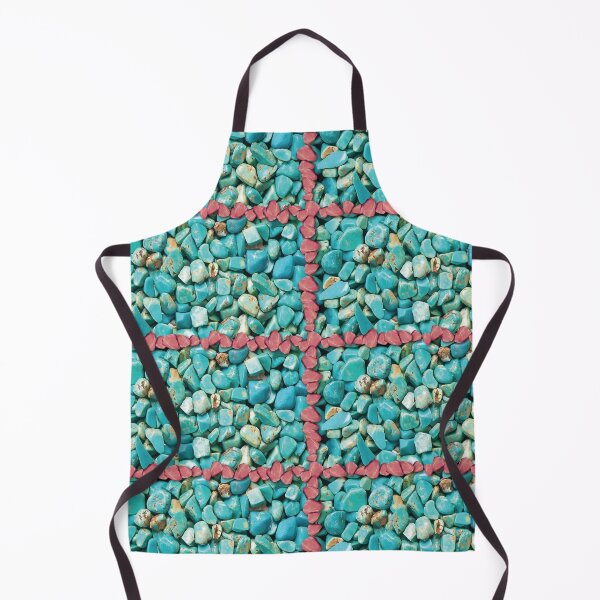 Item preview, Turquoise mineral blue and red designed and sold by Pavnud.