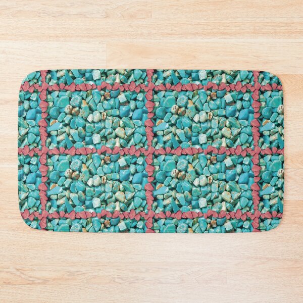 Item preview, Turquoise mineral blue and red designed and sold by Pavnud.