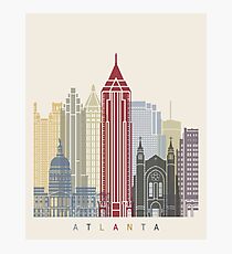 Atlanta skyline poster Photographic Print