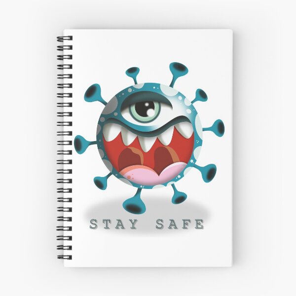 Item preview, Corona design with the inscription Stay Safe designed and sold by xenuschka.