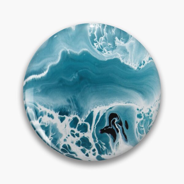 Item preview, Abstract blue grunge watercolor patterned designed and sold by Tiboga19.