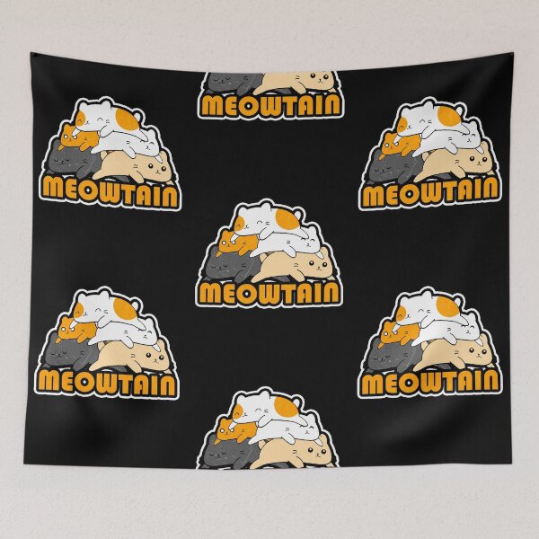 Item preview, Meowtain - Funny cats mountain designed and sold by Mila1946.