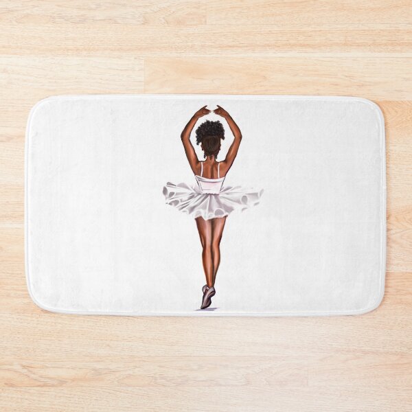 Item preview, Bailarina afroamericana en tutú blanco #011- bailarina de piel morena. Top 100 de los mejores. designed and sold by Artonmytee.