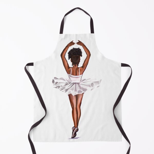 Item preview, African American ballerina in white tutu #011- brown skin ballerina. Top 100 of the best. designed and sold by Artonmytee.