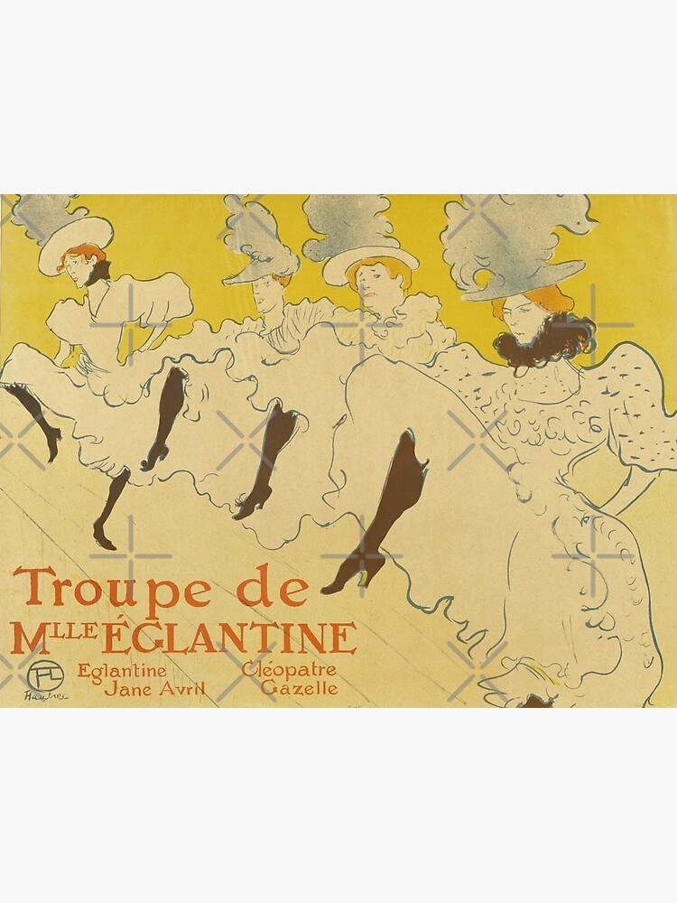 Henri de Toulouse-Lautrec - Troupe Mademoiselle Eglantine