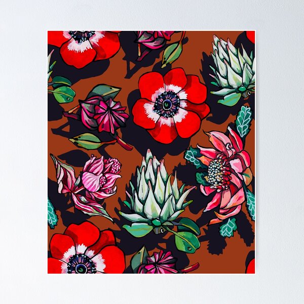Item preview, Anémonas rojas designed and sold by ariellemorris.