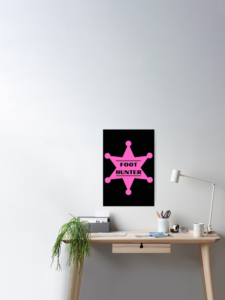 Poster for Sale avec l uvre Badge Rose Chasseur de Pieds