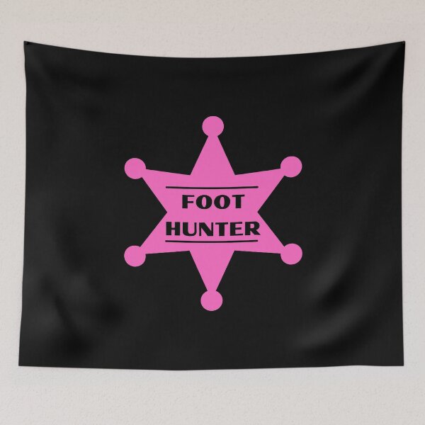 Item preview, Foot Hunter Pink Badge - Feet Fetish designed and sold by CaitU.