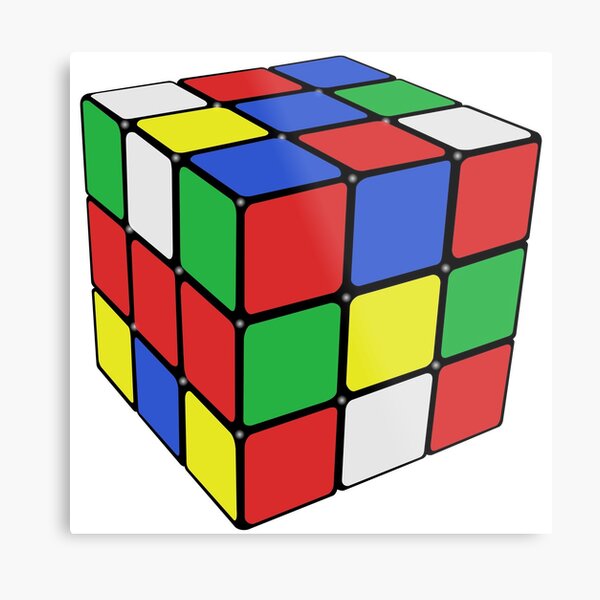 Rotating square Metal Print