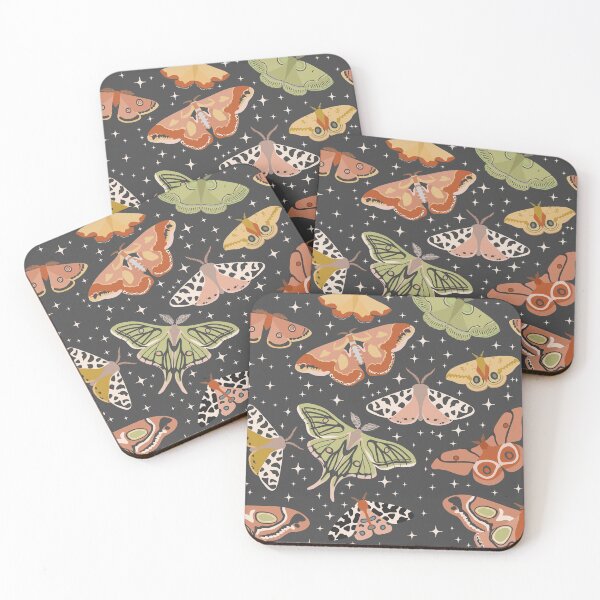 Item preview, Moths in the night designed and sold by space-kitten.