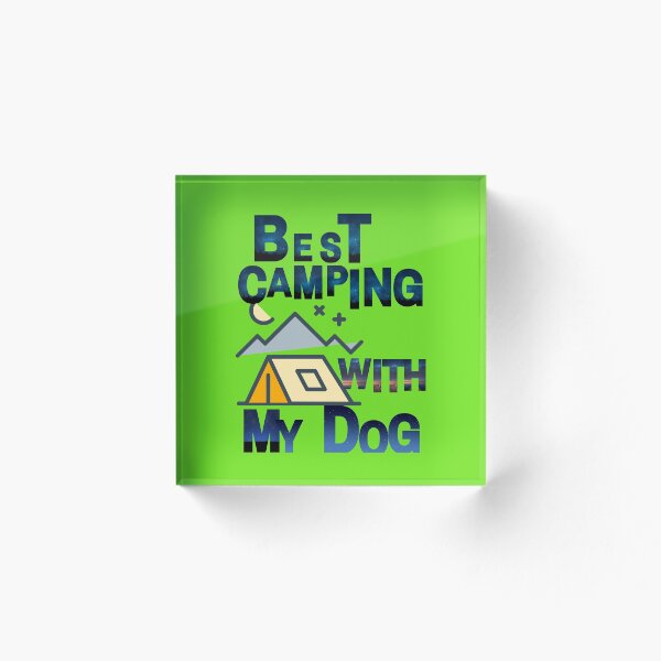 Item preview, BEST CAMPING WITH MY DOG designed and sold by Adnandar.