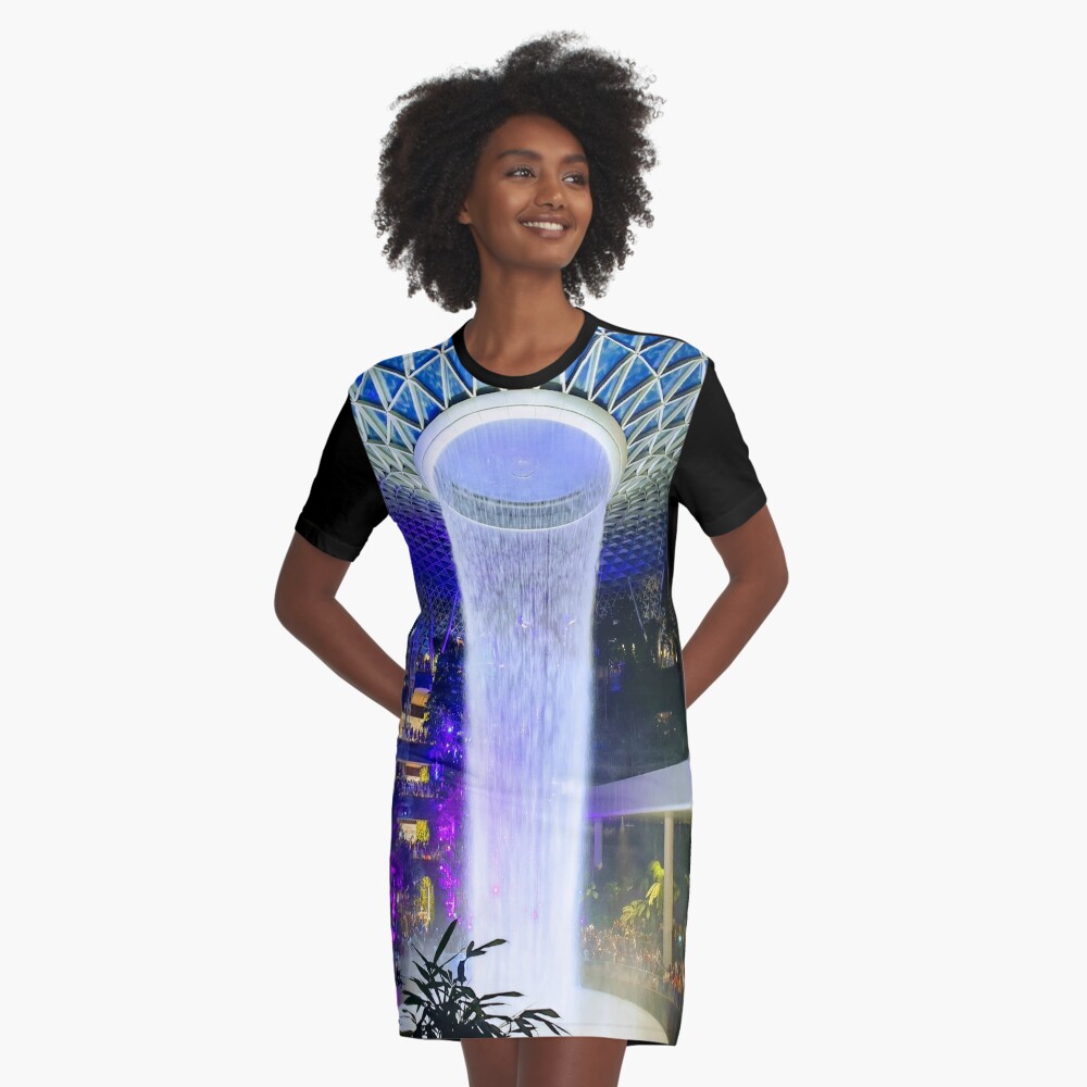 Item preview, Graphic T-Shirt Dress designed and sold by HappinessShop.