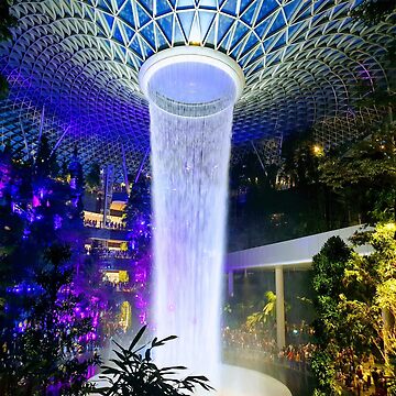 Artwork thumbnail, Singapore Jewel Changi Airport Indoor Waterfall by Happiness Creators