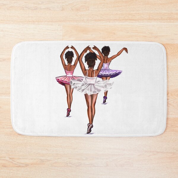 Item preview, African American ballerina - brown skin ballerinas dancing ballet designed and sold by Artonmytee.