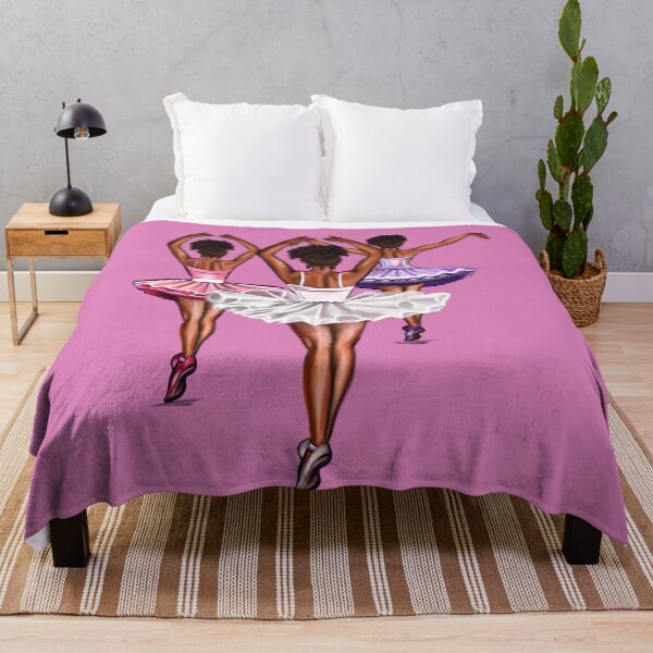 Item preview, African American ballerina - brown skin ballerinas dancing ballet designed and sold by Artonmytee.