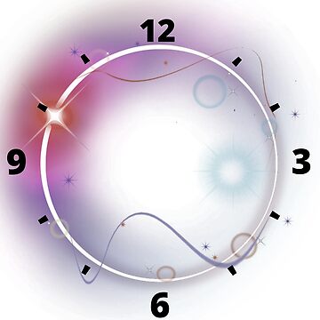 Artwork thumbnail, Beautiful Eclipse clock by RysEmporium
