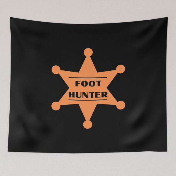 Item preview, Foot Hunter Orange Badge - Feet Fetish designed and sold by CaitU.