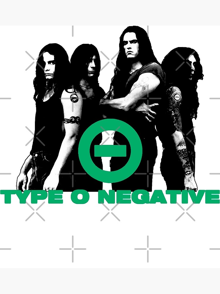 Type O Negative The Popular Child's Band Has Long Hair To Show The Rock  Style That Is Loved By The Audience | Greeting Card