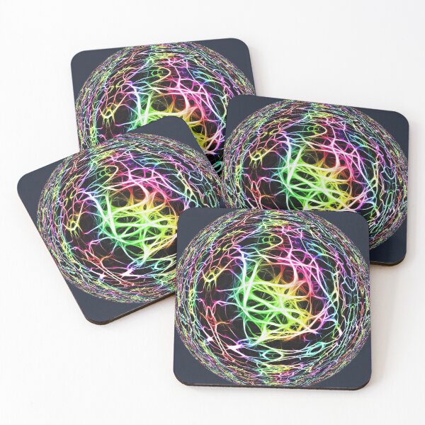 Item preview, Spherical Mystical Multicolored Fractal designed and sold by Phantasmal-2-do.