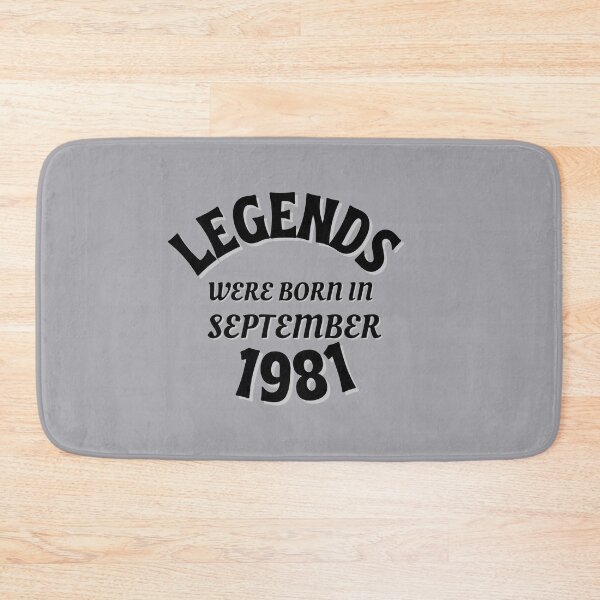 Item preview, Legends Were Born in September1981 A Great Birthday Gift What to Buy When You Don't Know What to Give designed and sold by NelleD.