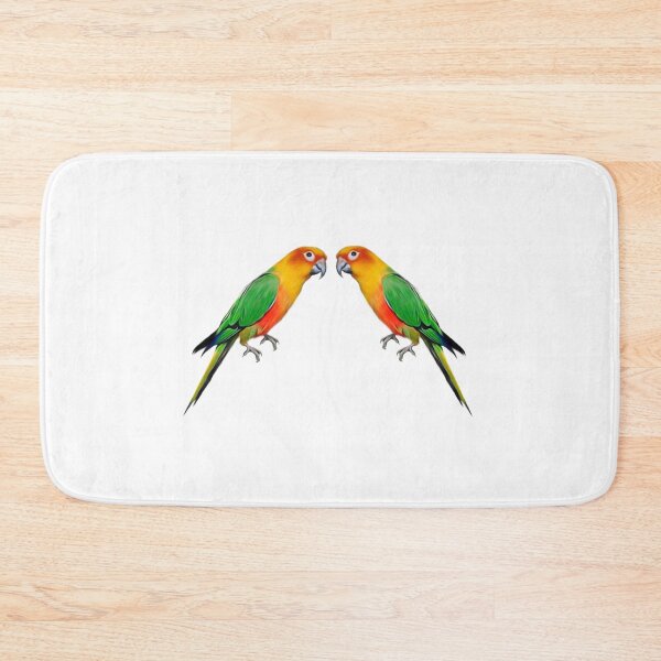 Item preview, Two Colourful Parrots as Companions designed and sold by VIVEK KUMAR RAI.