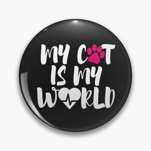 Item preview, My Cat Is My World designed and sold by Intr0vertLife.