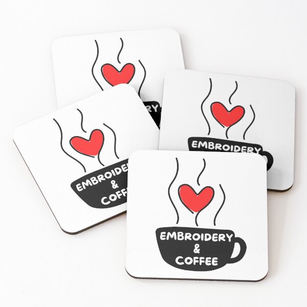 Item preview, Embroidery & coffee designed and sold by TheGreenGoat.