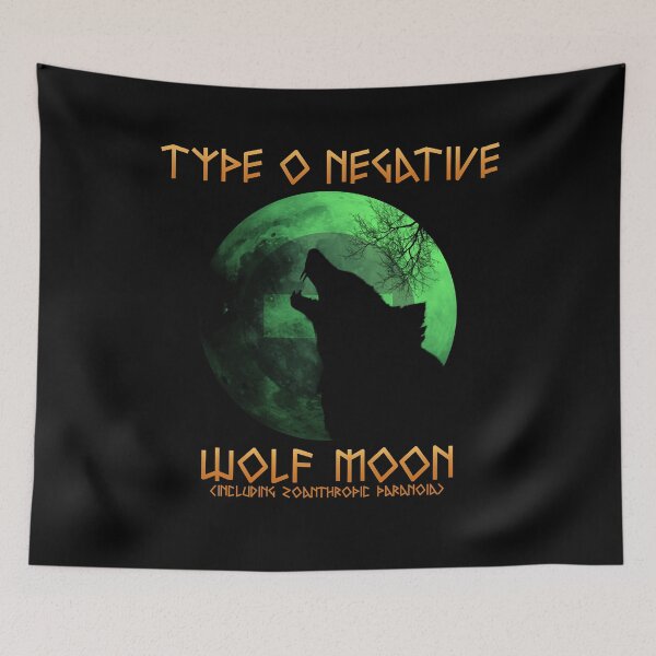 Item preview, Type O Negative Wolf Moon The Popular Child's Band Has Long Hair To Show The Rock Style That Is Loved By The Audience designed and sold by typenegativenic.