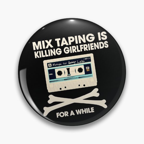 Artikelvorschau, MIXTAPING is killing girlfriends for a while Retro mixtape cassettes clean teal entworfen und verkauft von mabanda.