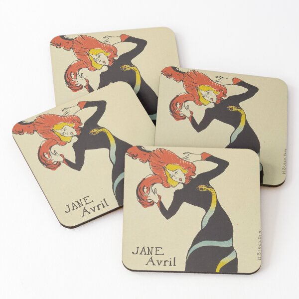 Item preview, Henri de Toulouse-Lautrec -  jane avril designed and sold by Vivanne-art.