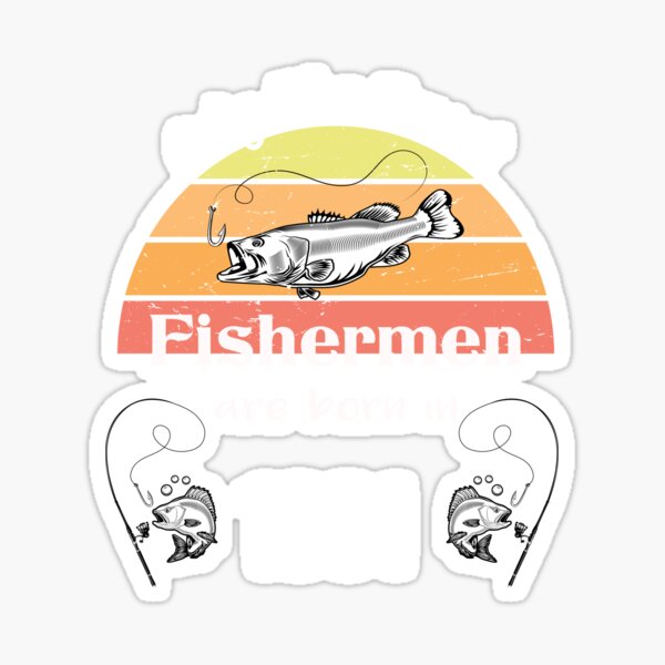 Fishermen Fishing Sticker